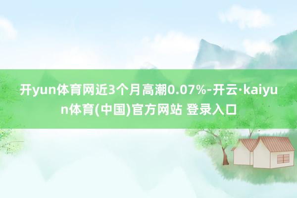 开yun体育网近3个月高潮0.07%-开云·kaiyun体育(中国)官方网站 登录入口